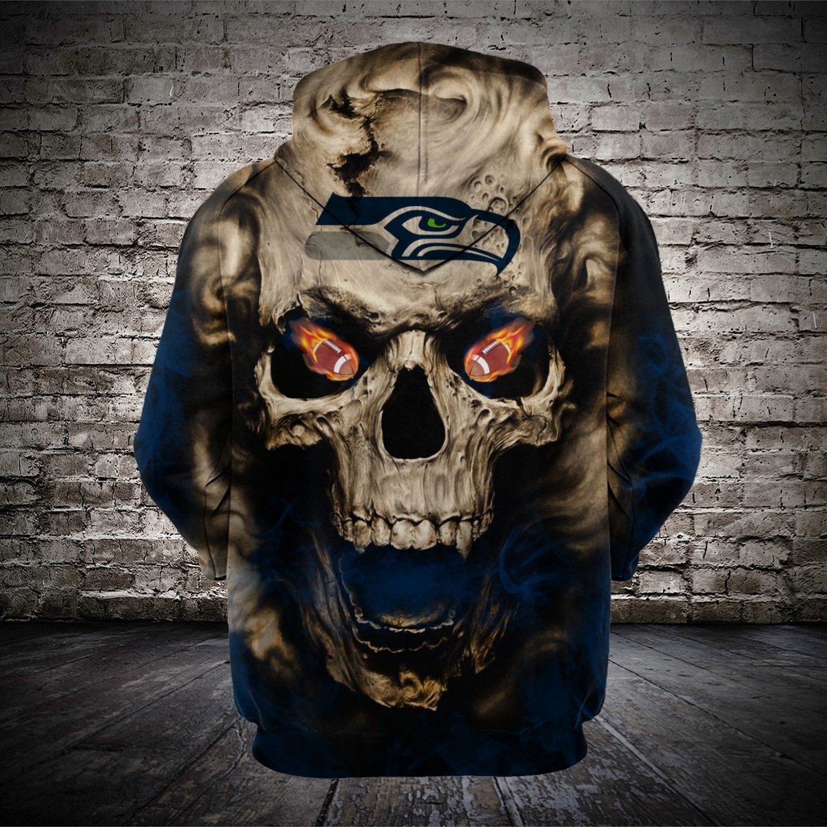SEATTLE SEAHAWKS 3D HOODIE