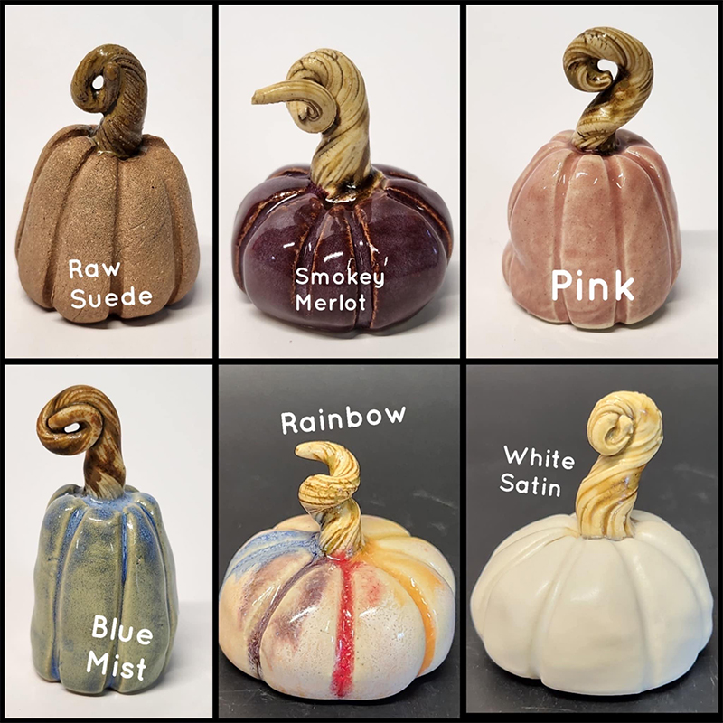 Handmade Mini Ceramic Pumpkins