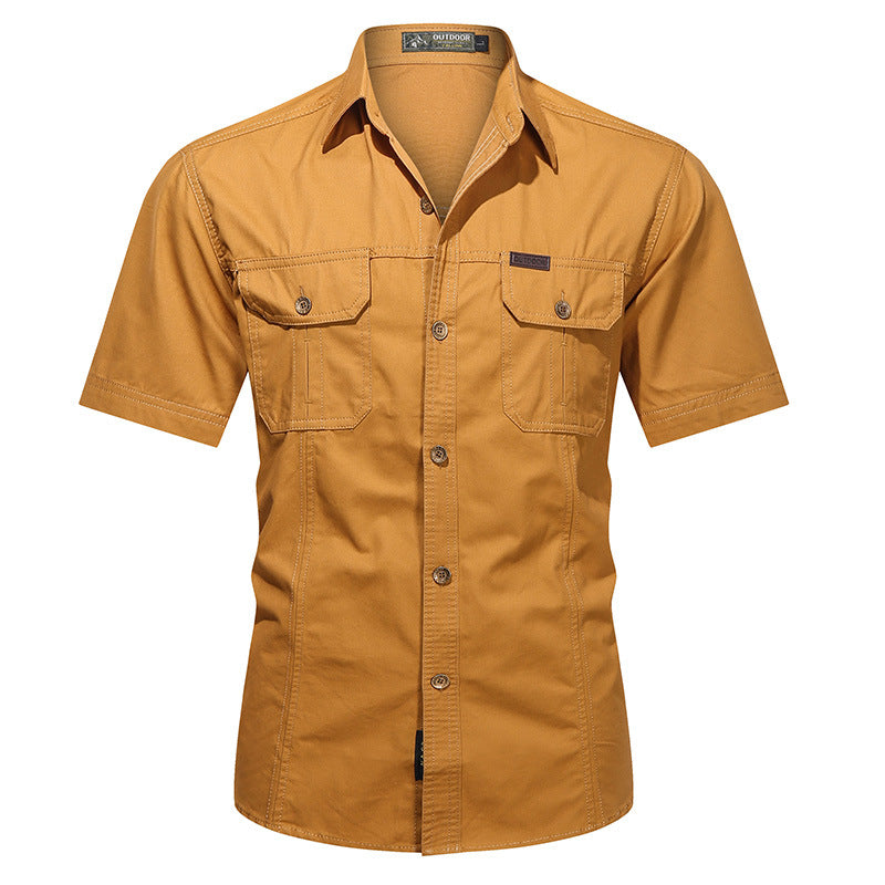 Men's Outdoor Tactical Workwear Short Sleeve Shirt