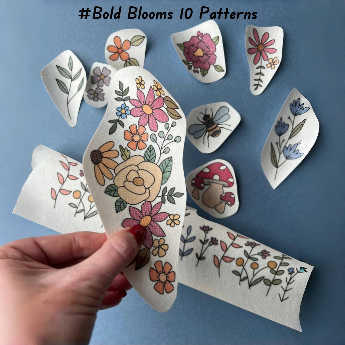 On Sale🔥Water Soluble Colorful Embroidery Patterns