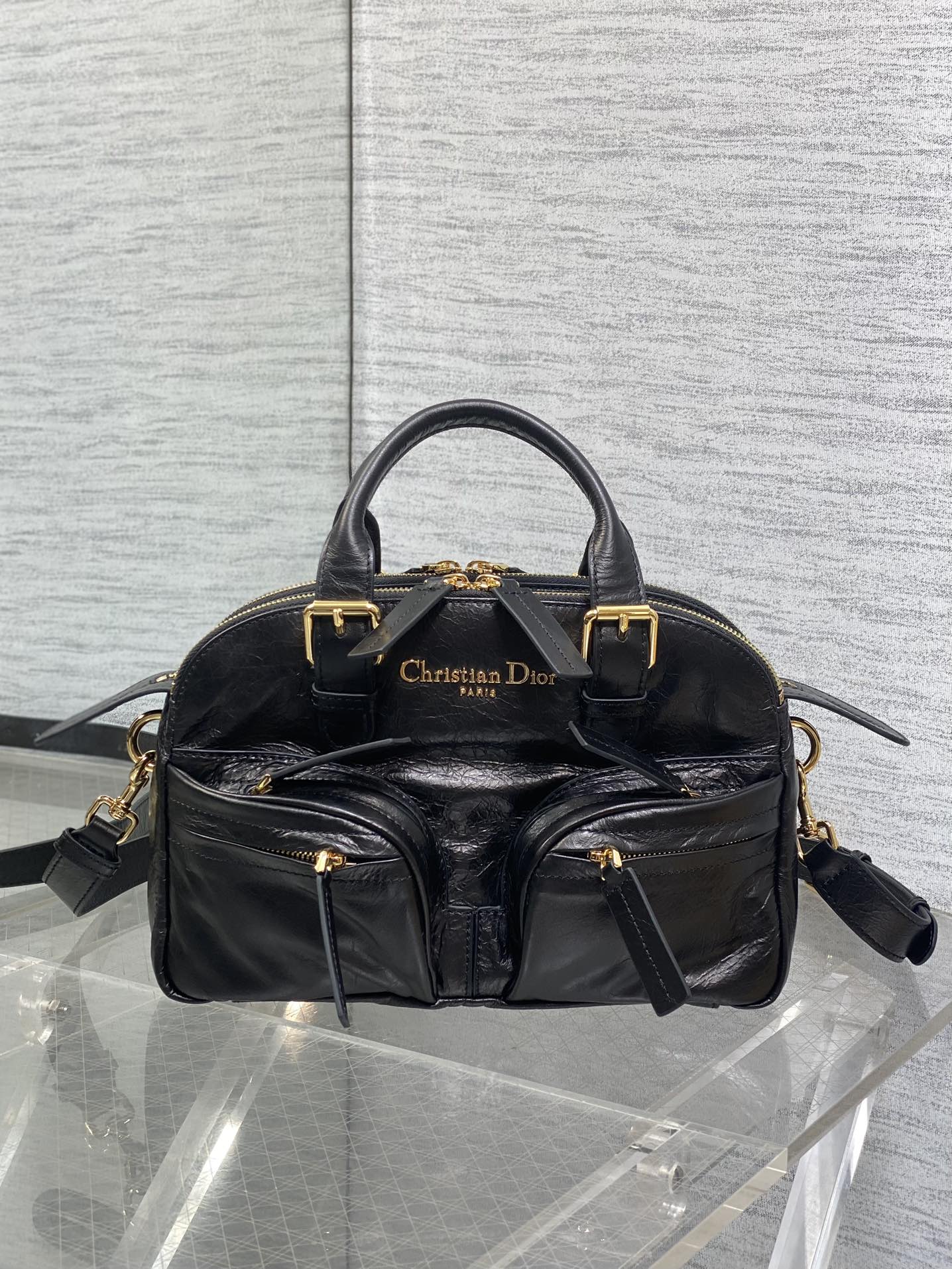 Dior Grand Tour Bowling Bag Small