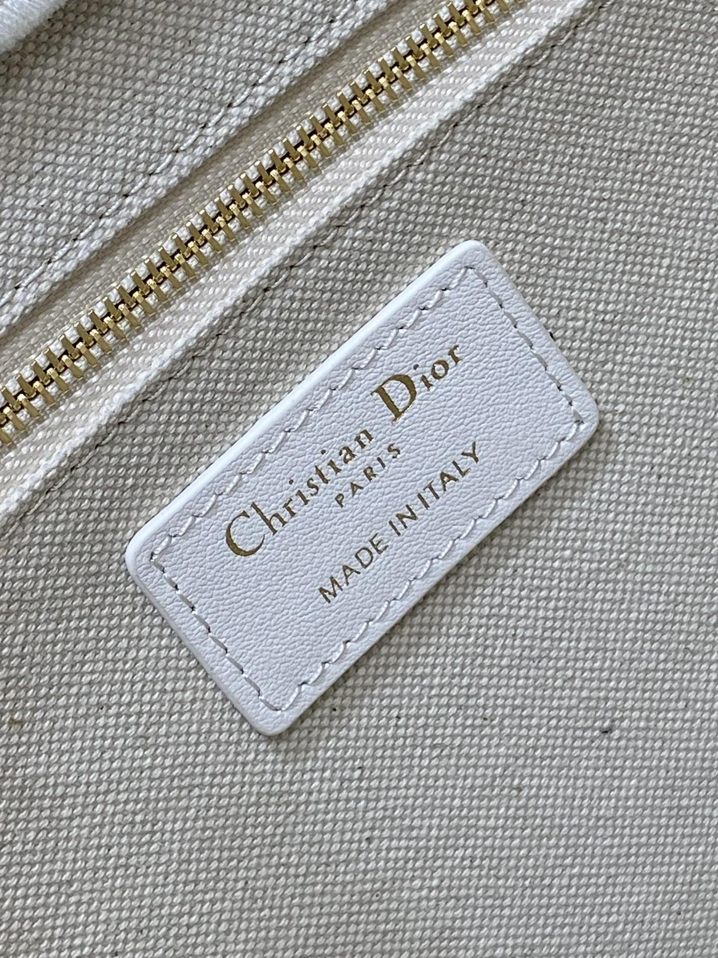Dior Embroidered Tote Small