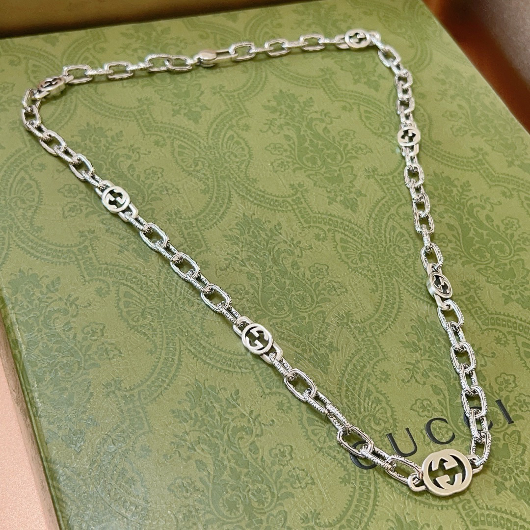 Gucci Anger Forest GG chain necklace