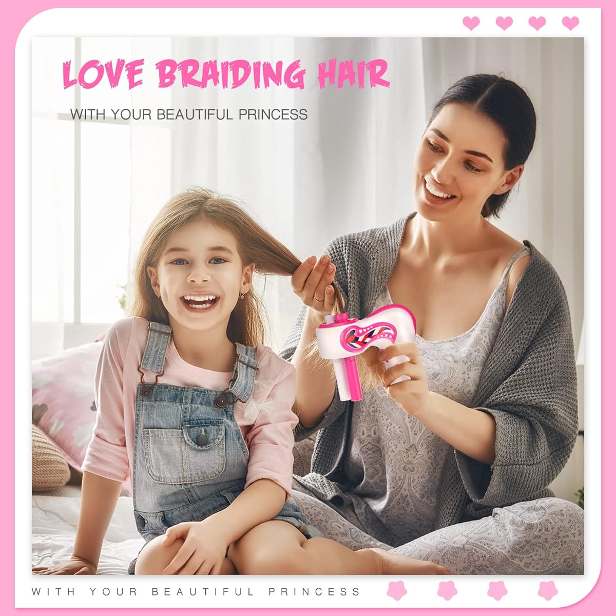 🔥Last Day Sale🔥 Electric Hair Braiding Machine, For Girls and Kids DIY Hair Styling