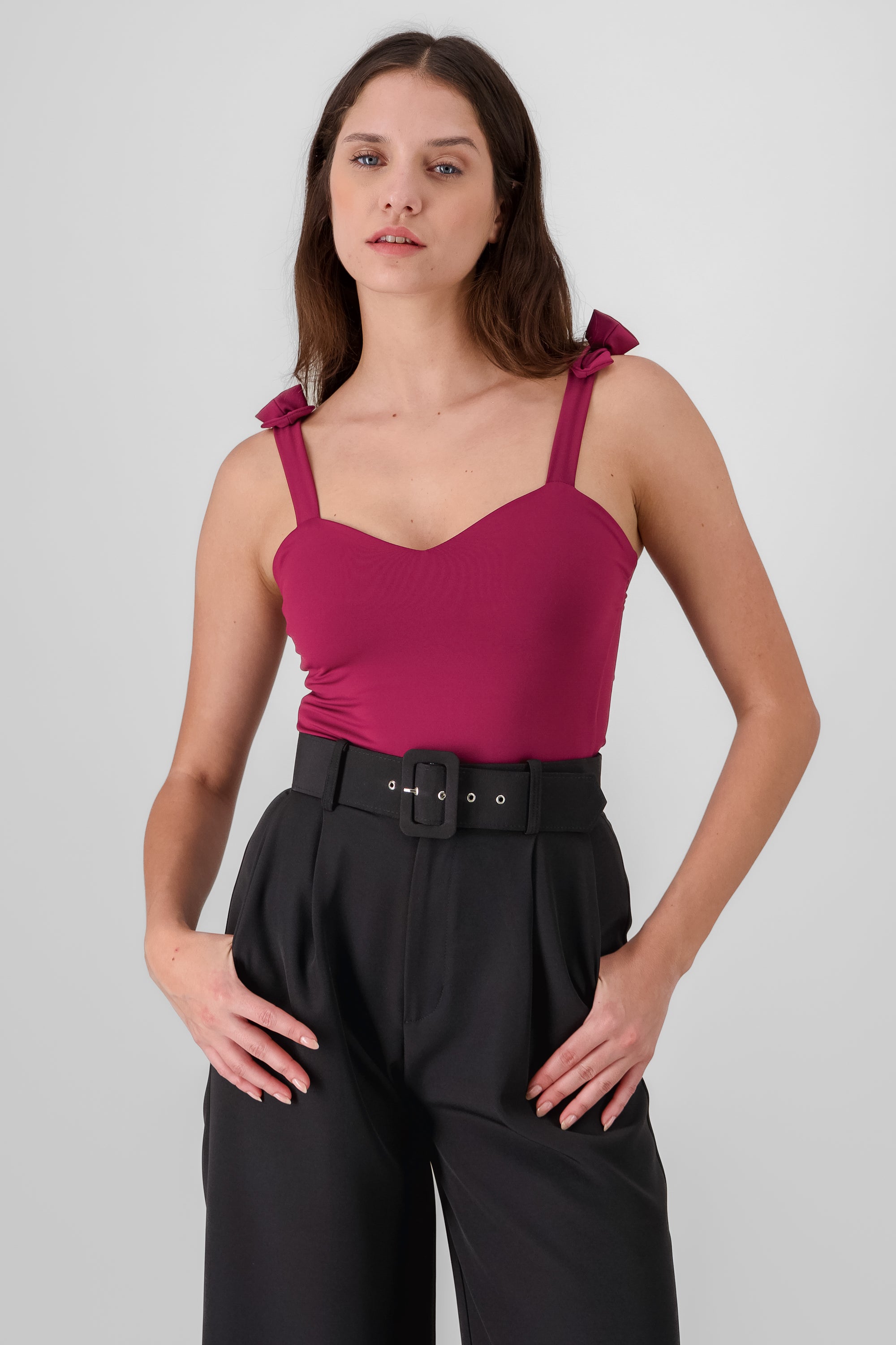 Jocelyn Bodysuit With Bow Straps