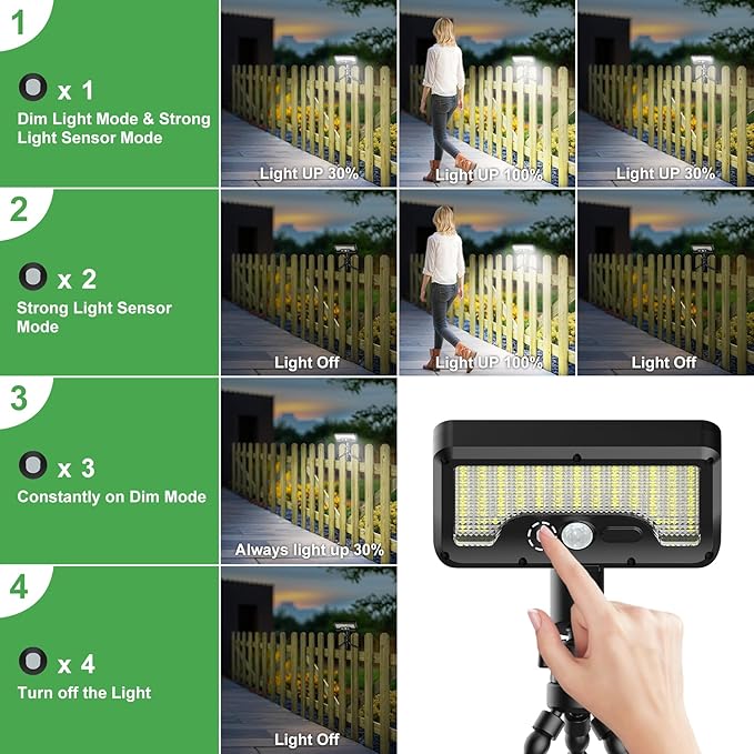 92 LED Octopus Solar Lights Outdoor with Motion Sensor