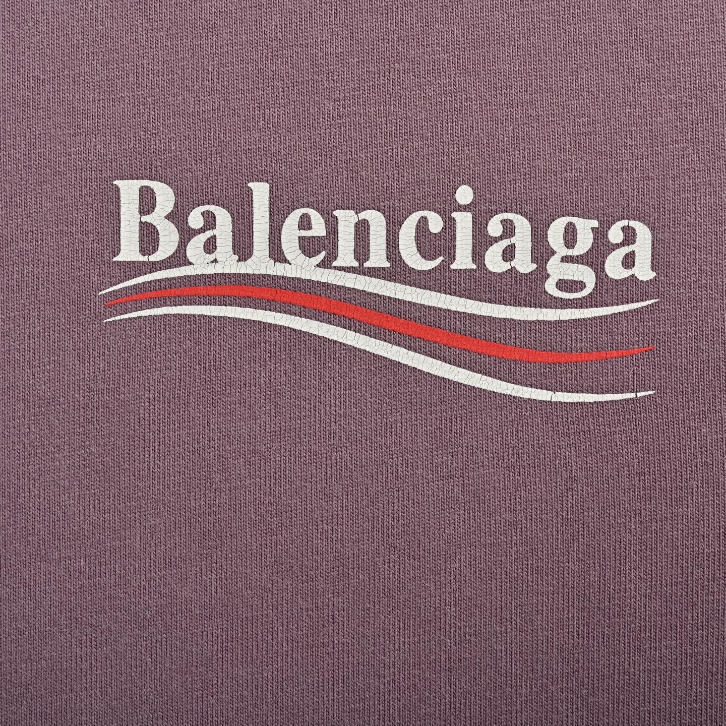 Balenciaga Coke Wave Print Short Sleeve
