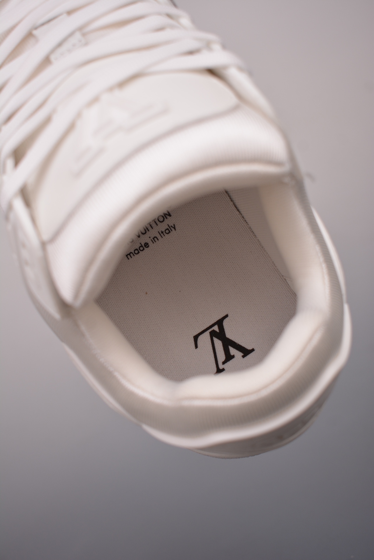 Louis Vuitton Trainer Sneaker Low Leather All White
