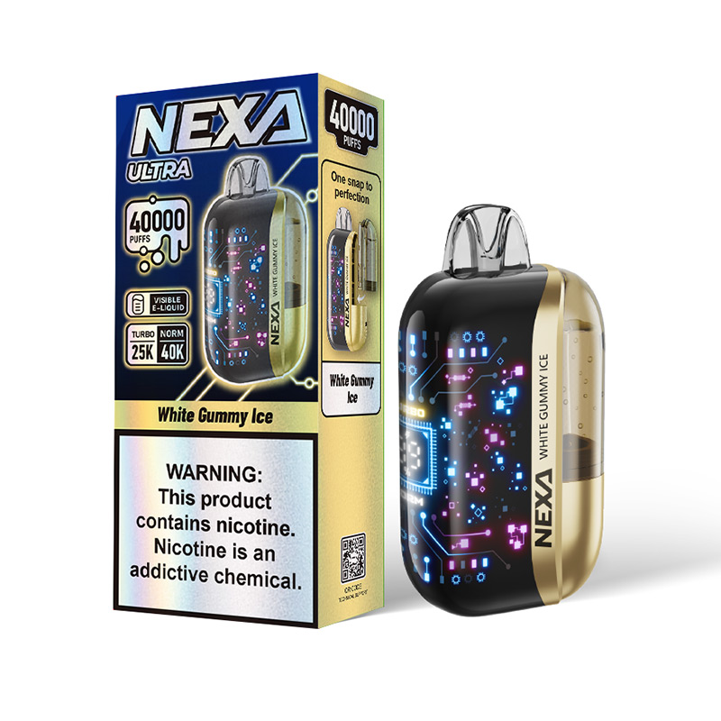 Nexa Ultra 40000 Puffs Disposable Vape Kit -- White Gummy Ice-18723968