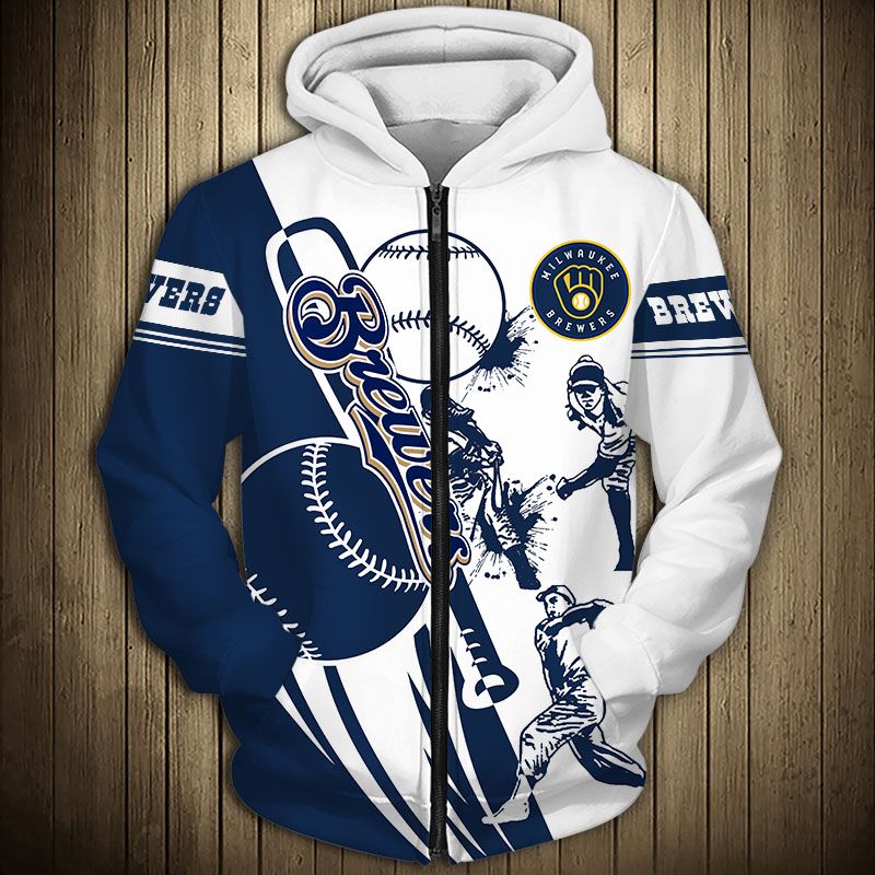 MILWAUKEE BREWERS 3D HOODIES MB008