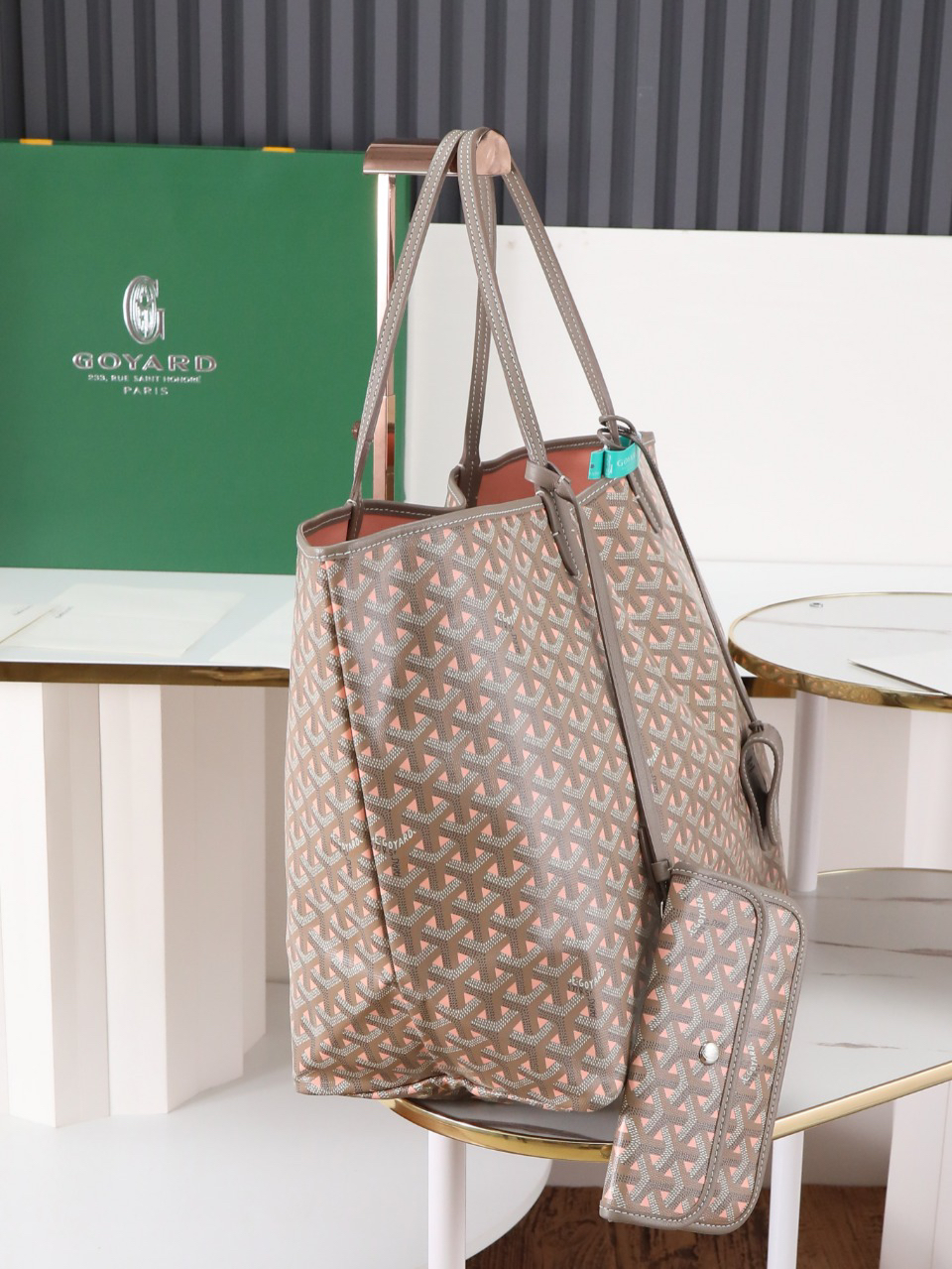 Goyard saint louis large shopping bag 020146