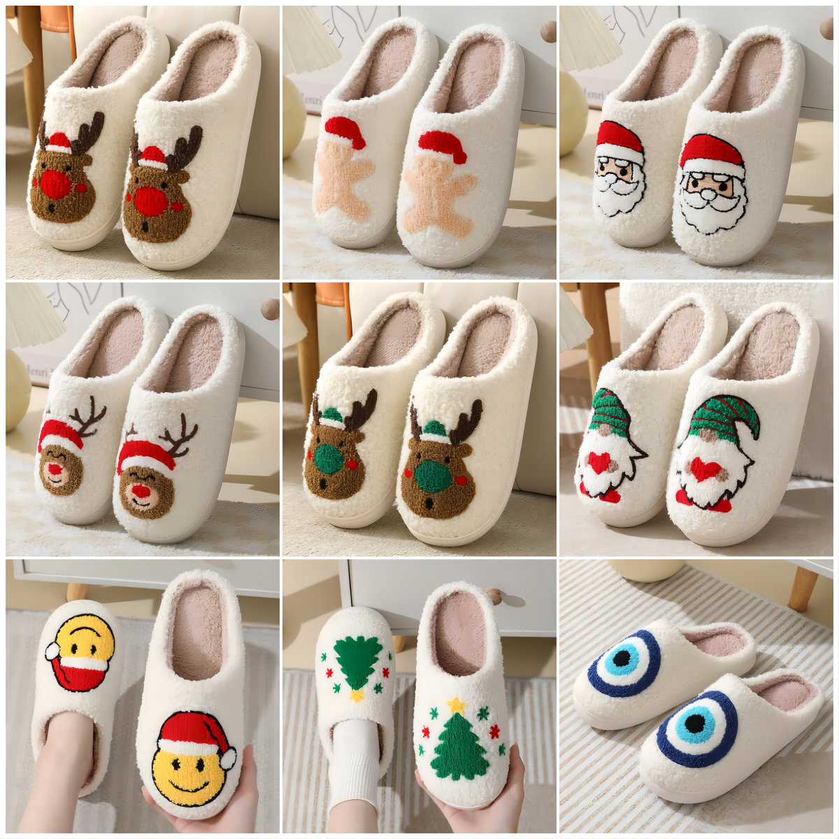 🔥Last Day Sale-48% OFF🎁Women Fluffy Christmas Shoes-BUY 2 FREE SHIPPING