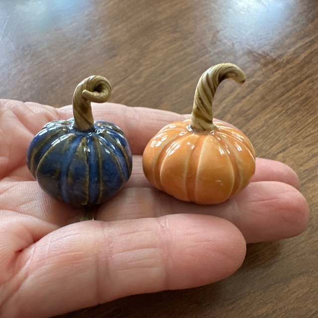 Handmade Mini Ceramic Pumpkins