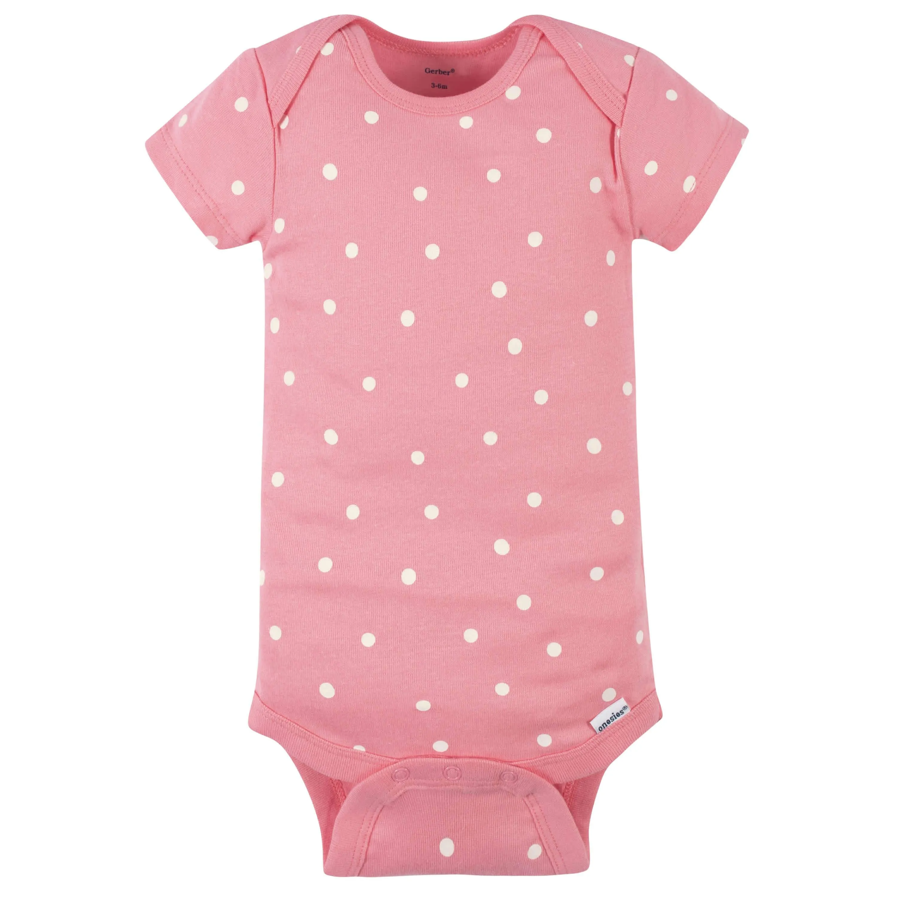 4-Pack Baby Girls Princess Short Sleeve Onesies Bodysuits