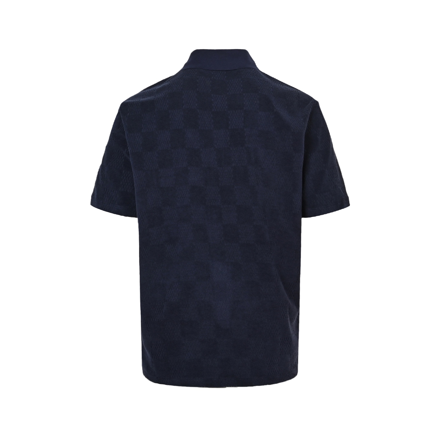 Louis Vuitton 25ss checkered terry short-sleeved shirt