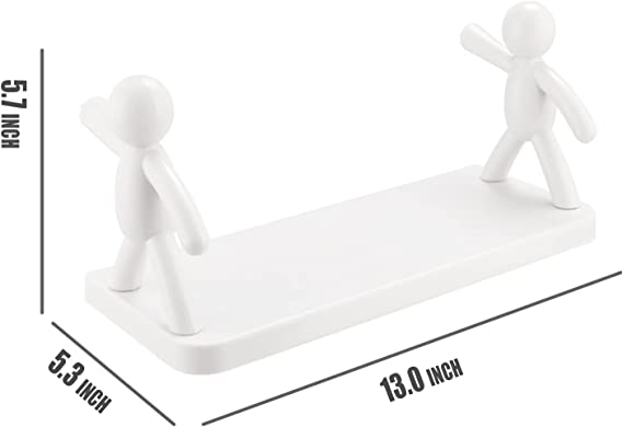 🔥Last Day Promotion-[SAVE 50% OFF]--Humanoid No Drill Wall Mounted Shelves--BUY 3 GET 2 FREE & FREE SHIPPING