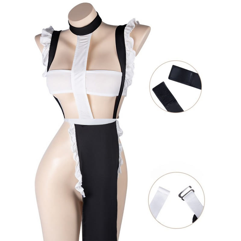 Nun Cross See-through Lingerie Set