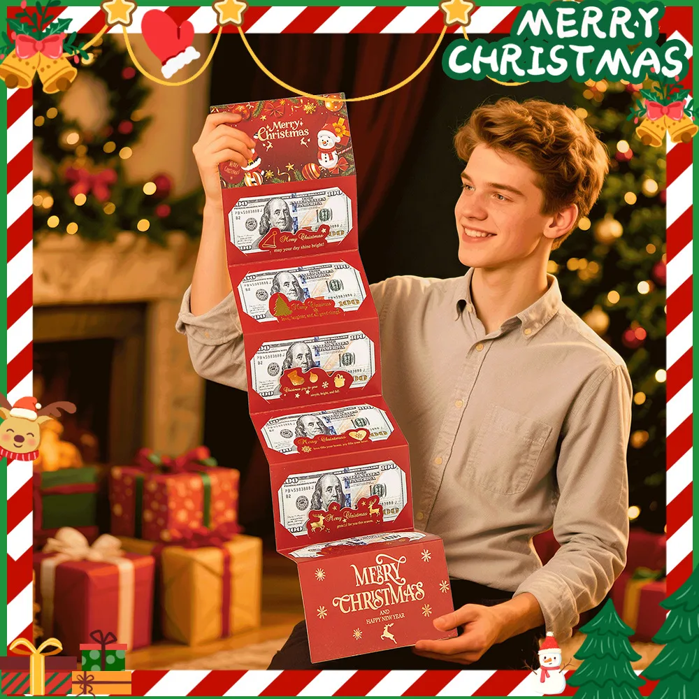 🎅Christmas Pre Sale🎄Foldable Christmas Money Holder