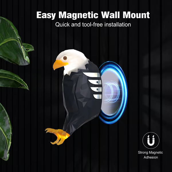 🎄🎁Christmas Pre-Sale 49% OFF🎅- Bald Eagle Wall Light with Remote Control