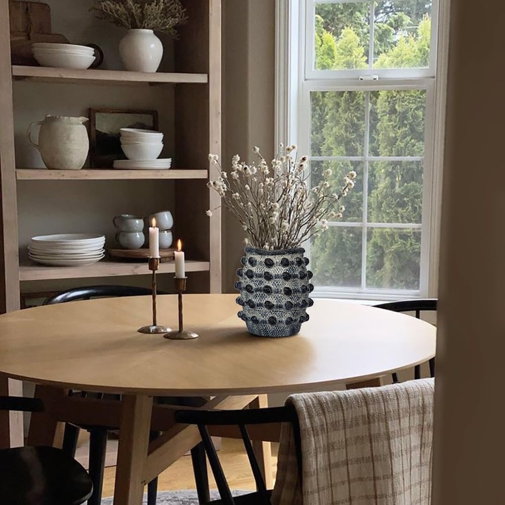 💖Last Day 49% OFF💖Rustic Farmhouse Small Textured Knotted Vase