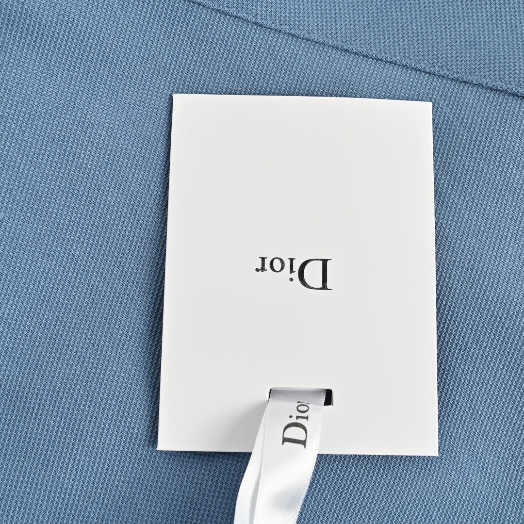 Dior 24ss arm embroidered lettering contrast color jacket