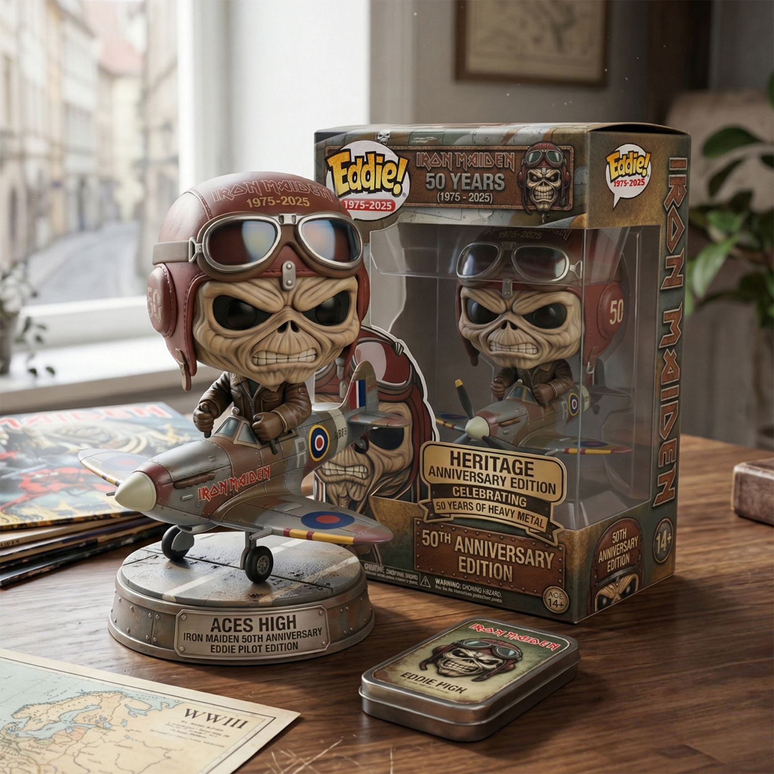 🎸 Iron Maiden 50th: Aces High Eddie Pilot – Heritage Edition ✈️