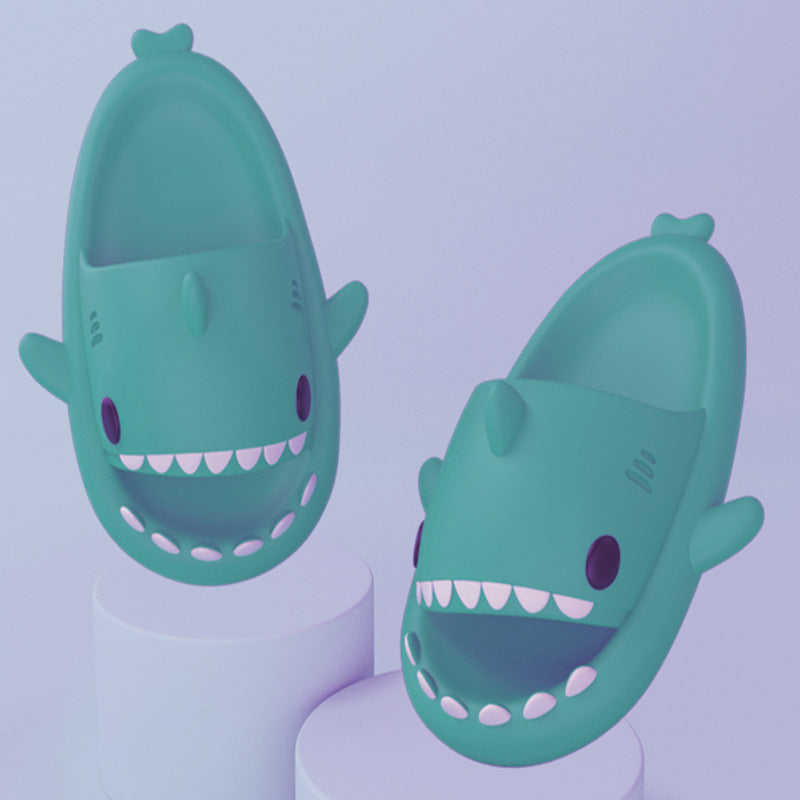 Slippers Funny Shark Cartoon
