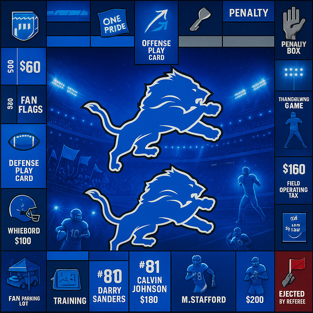 Monopoly：Detroit Lions