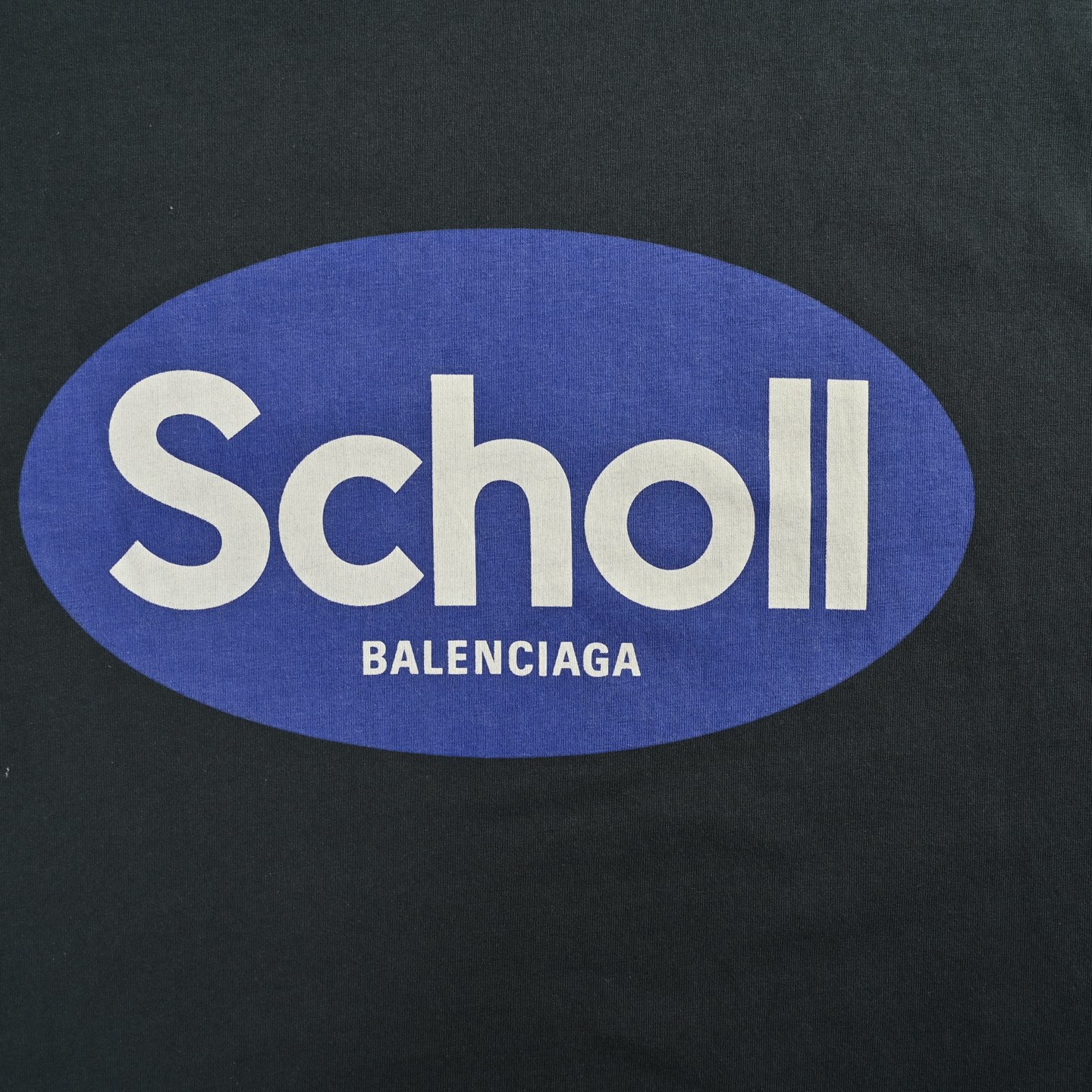 Balenciaga 25ss Scholl print short sleeve
