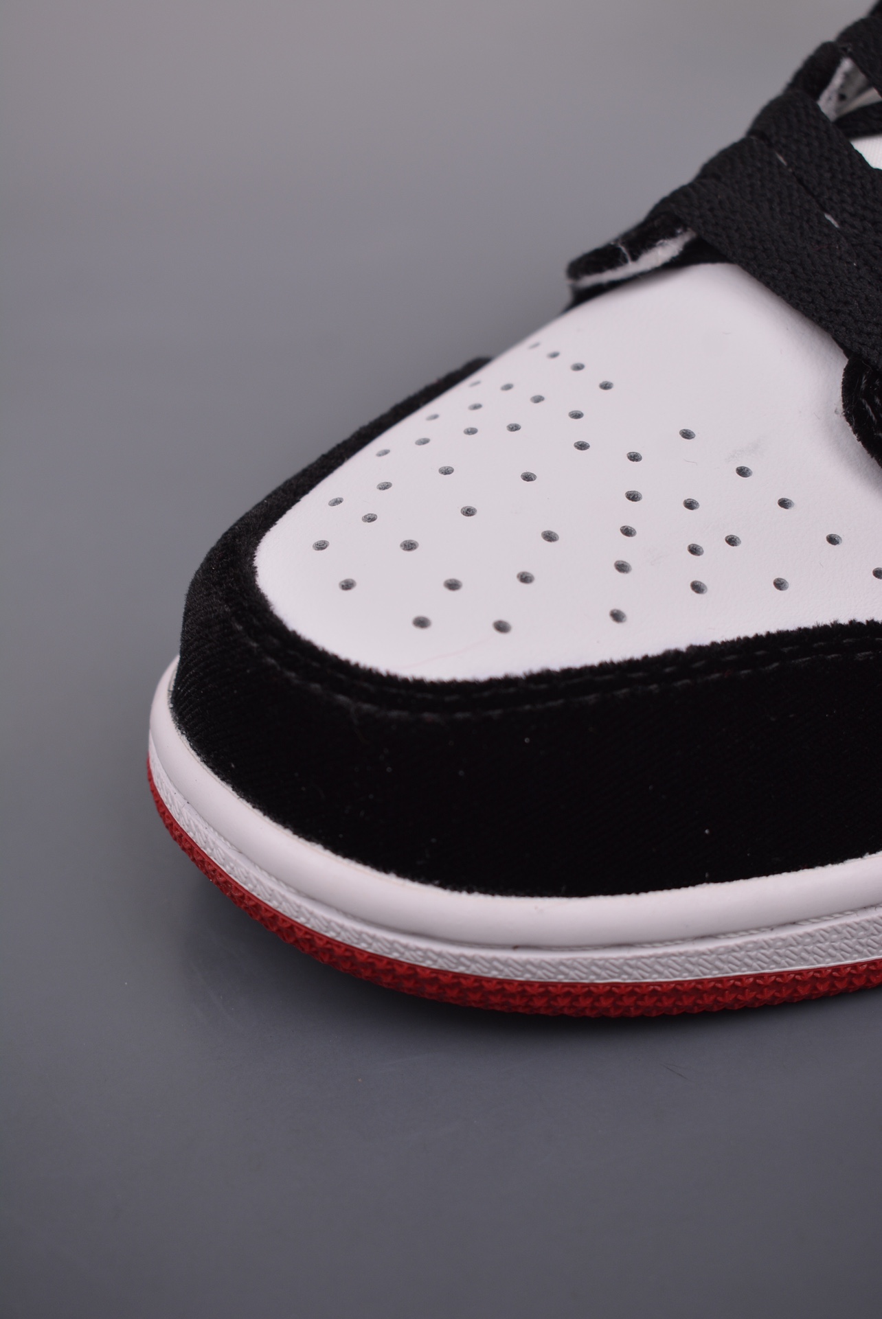 Air Jordan 1 Low Black Red Velvet FZ3242-001