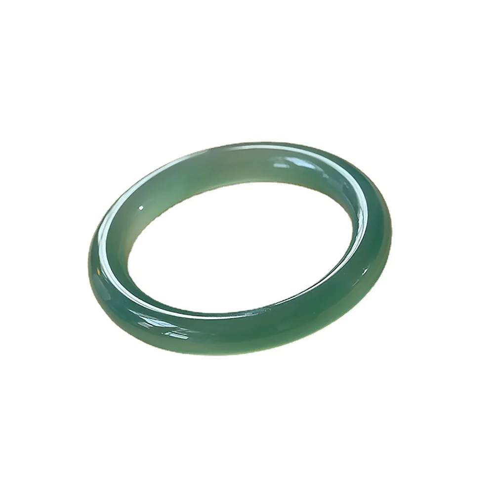 Natural Ice Jade Bracelet For Women Elegant Fine Jewelry Round Chalcedony Agate Bangle Fashion Accessories Gifts Free Shipping