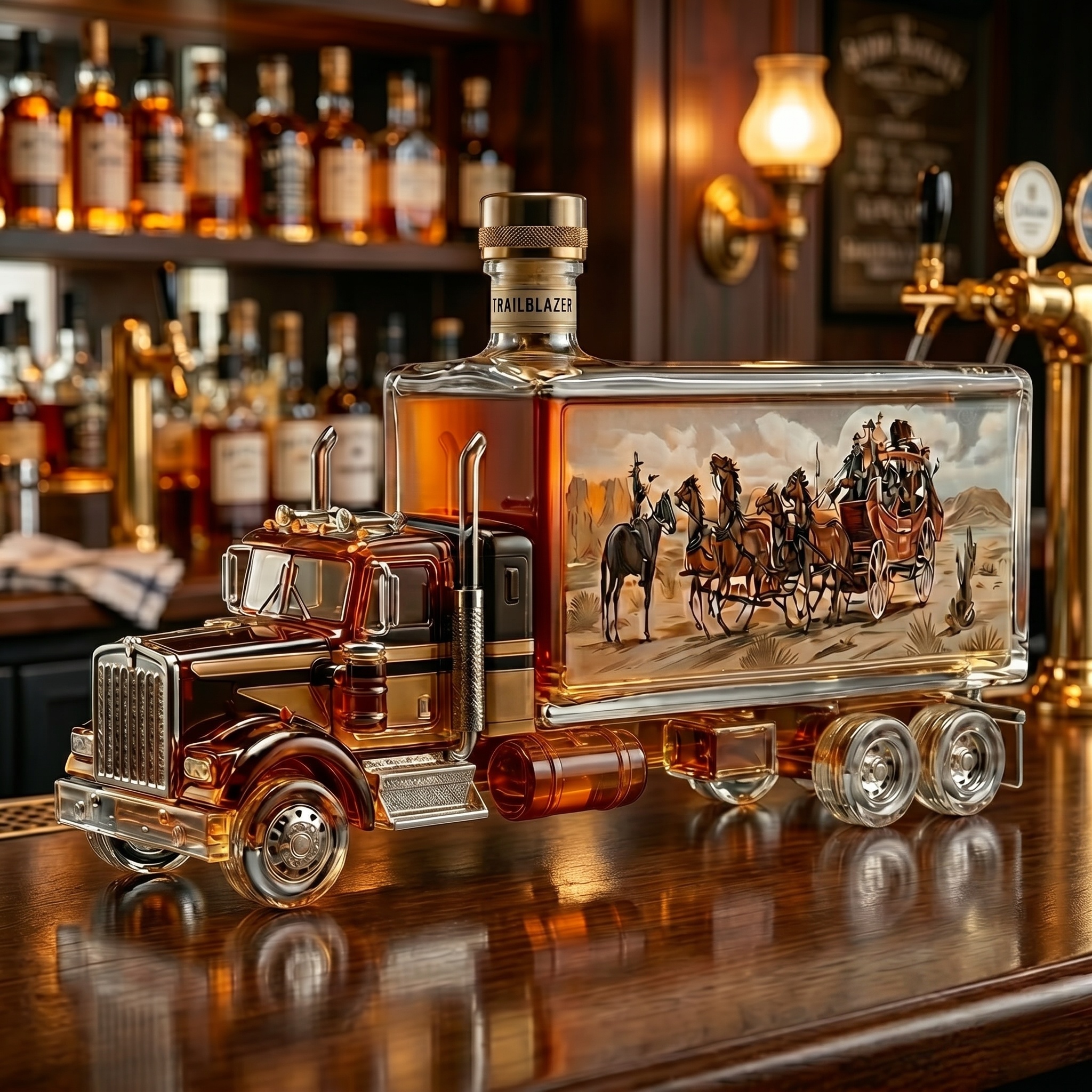 Smokey and the Bandit 50th Anniversary Highway Legend Whiskey Decanter