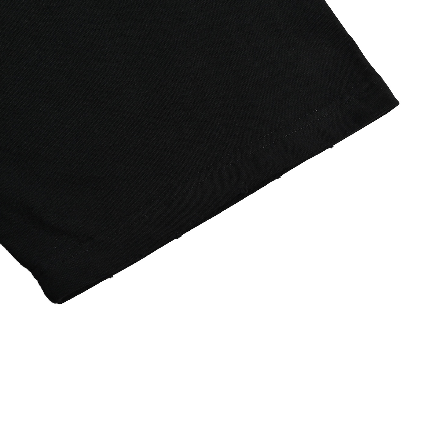 Balenciaga 25ss graffiti letter hem destroyed short sleeves