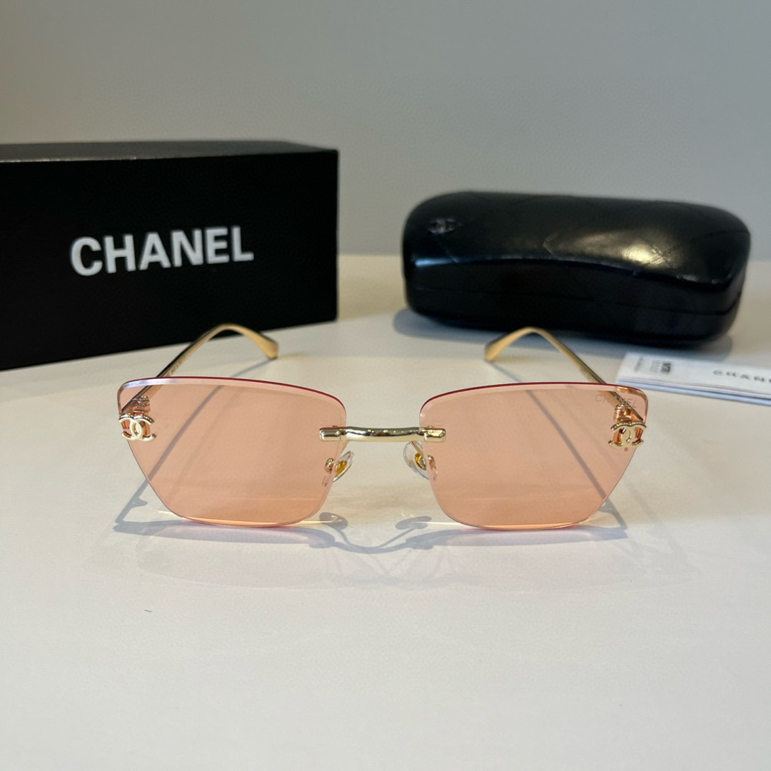 Chanel rimless sunglasses