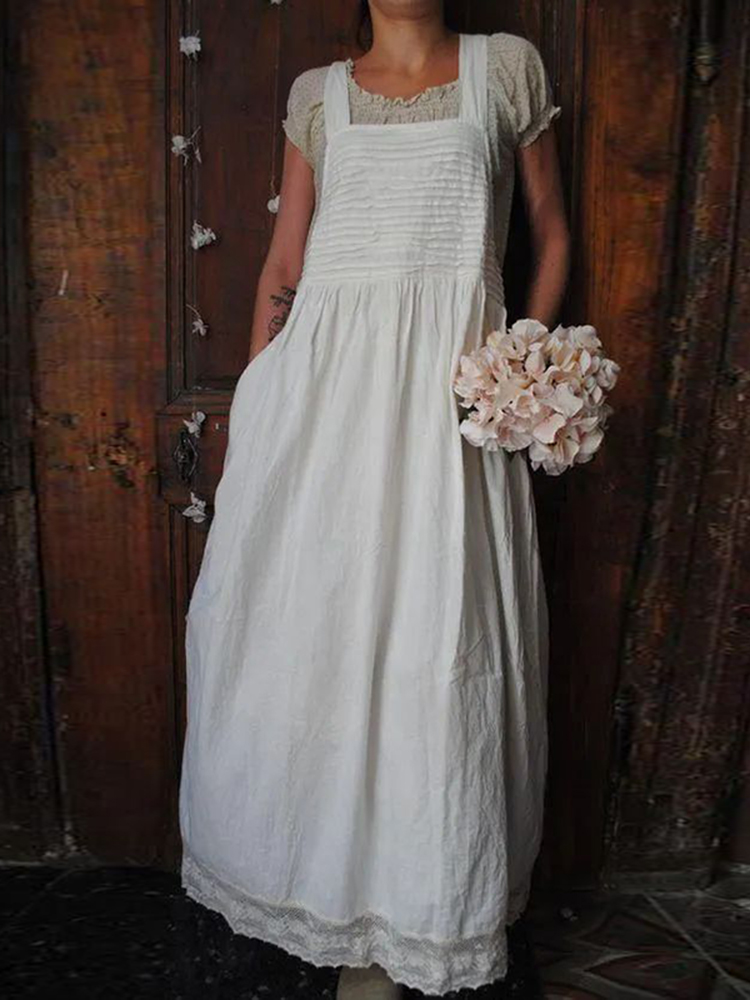 Retro Comfy Stripping Sleeveless Maxi Dress