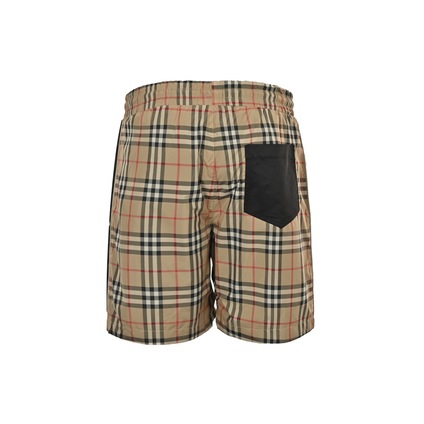 Burberry 25ss side lettering check beach shorts