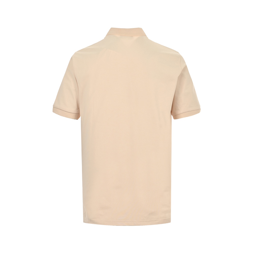 Prada 24ss apricot triangle logo polo short sleeve