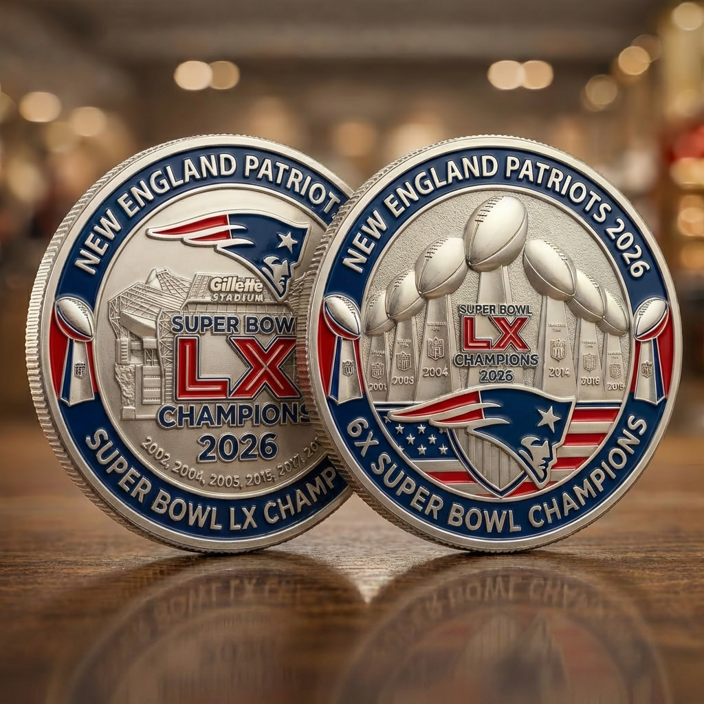 New England Patriots 2026 Super Bowl Championship Coin