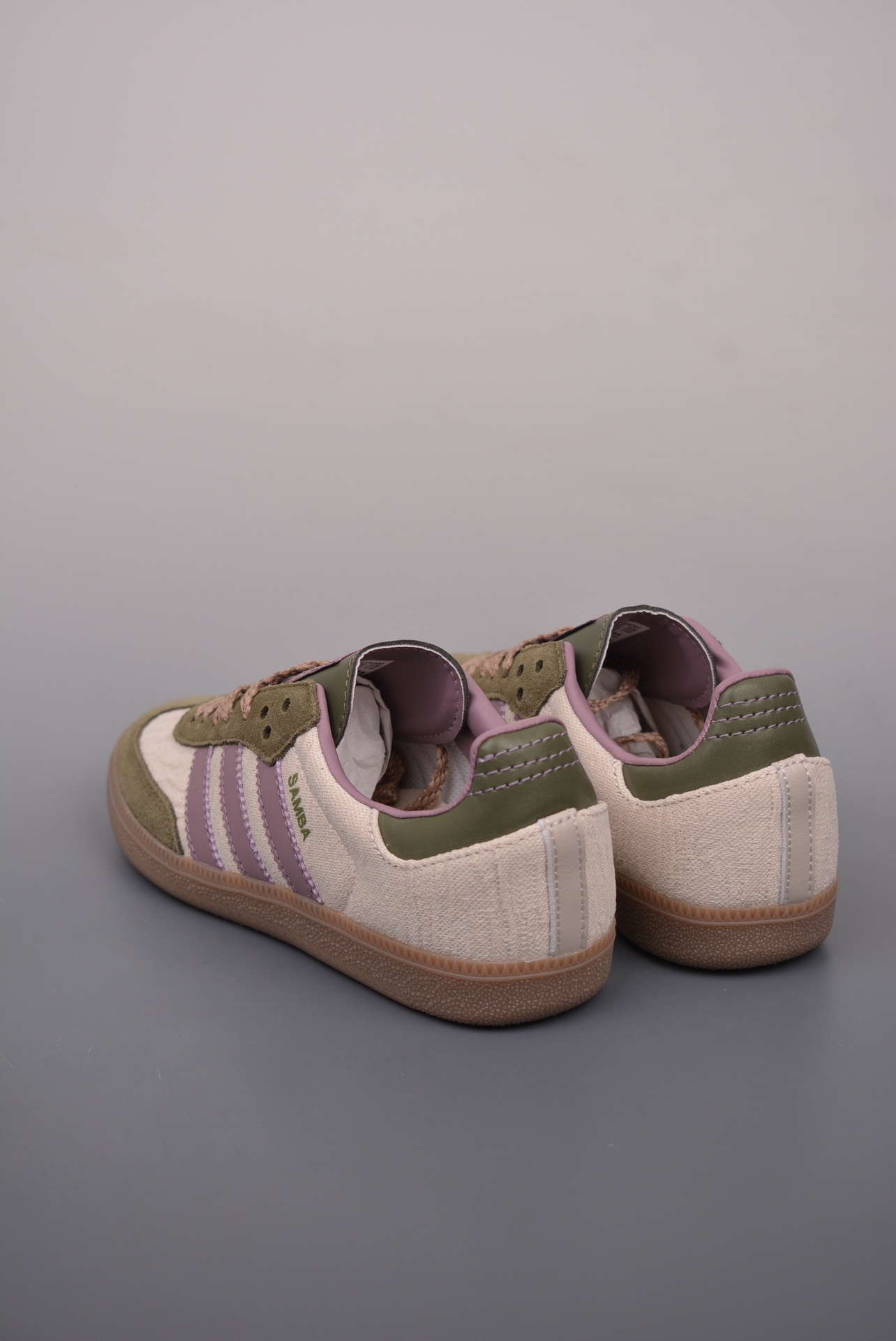 Adidas Originals Samba OG Green Purple Beige JP5675