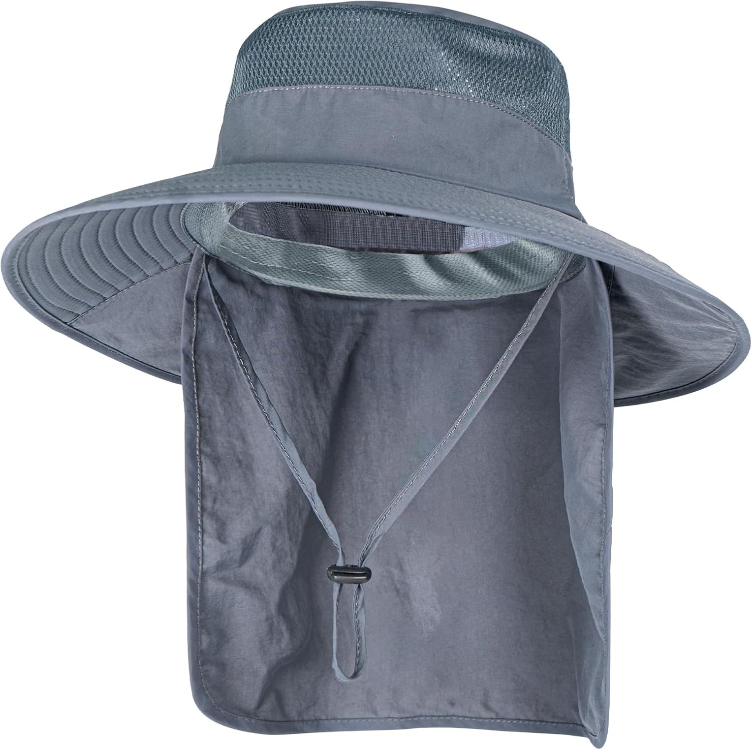 Hardcore sun protection bucket hat 🌞 Neck guard + breathable mesh | One hat covers the entire face, eliminating UV rays in an instant!