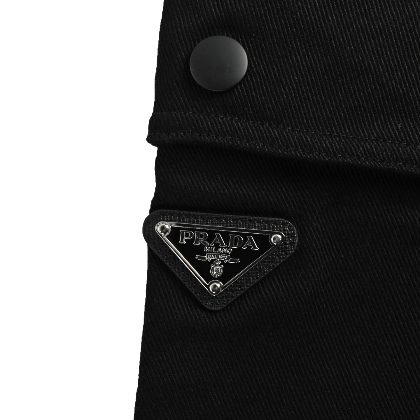 Prada 25ss pocket triangle logo cargo trousers