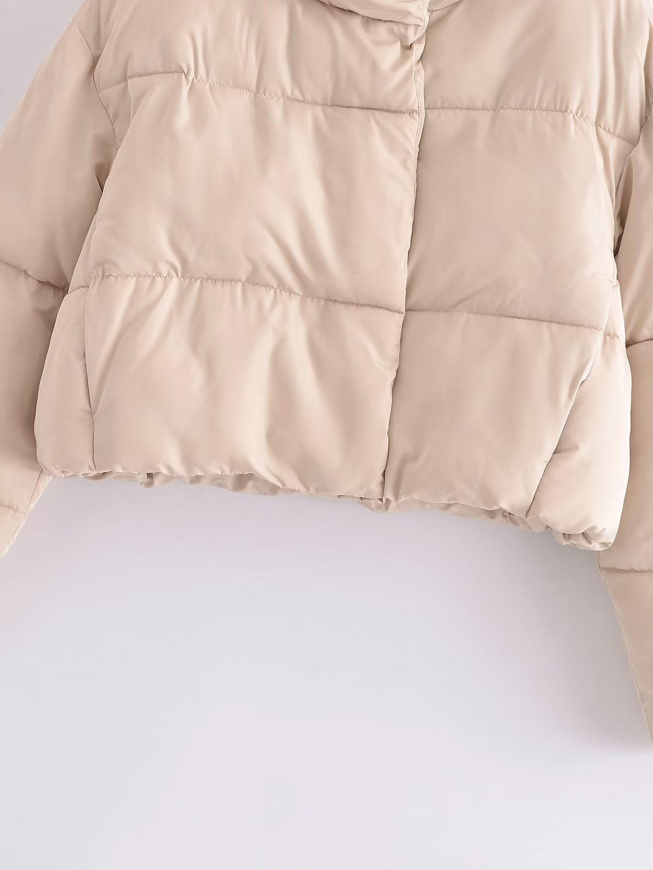Autumn Women Clothing Urban Casual Short Bread Coat Cotton Padded Coat