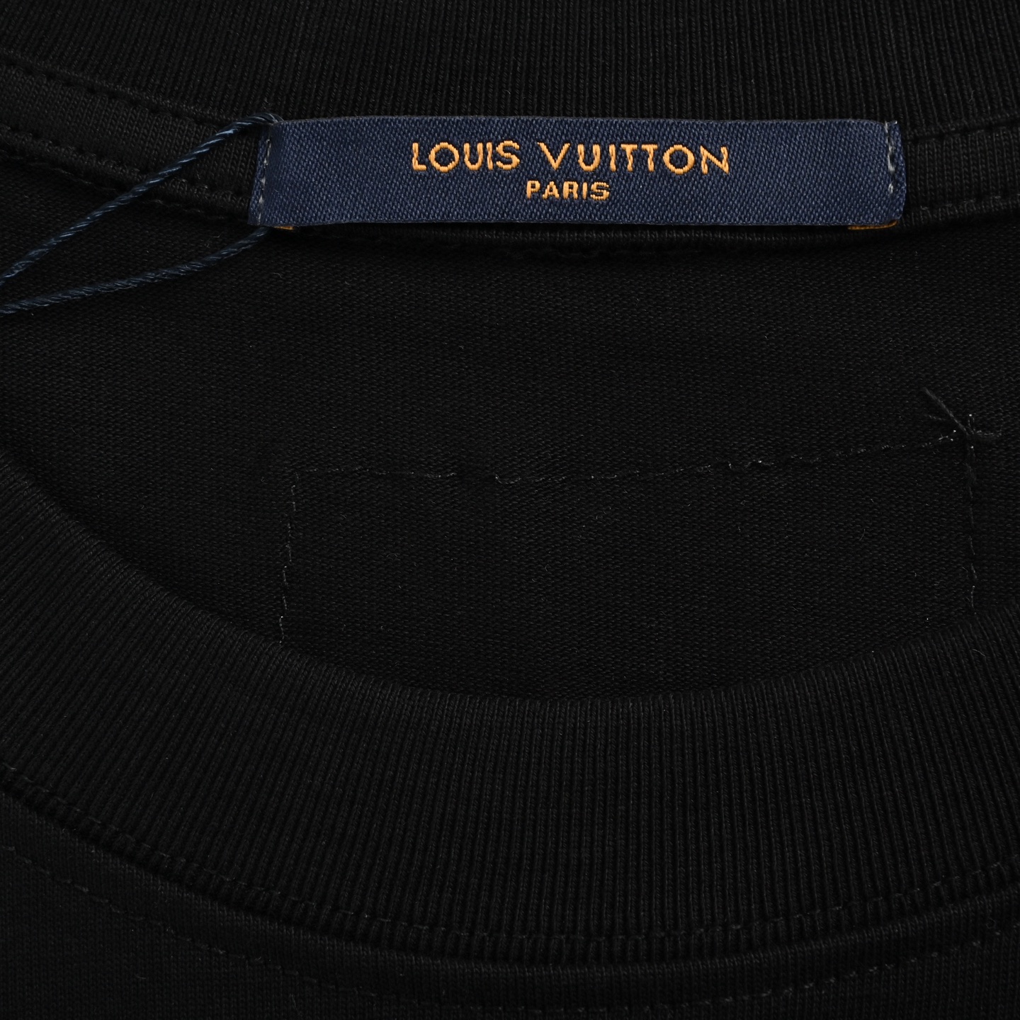Louis Vuitton 25ss front and back embroidered logo short sleeves