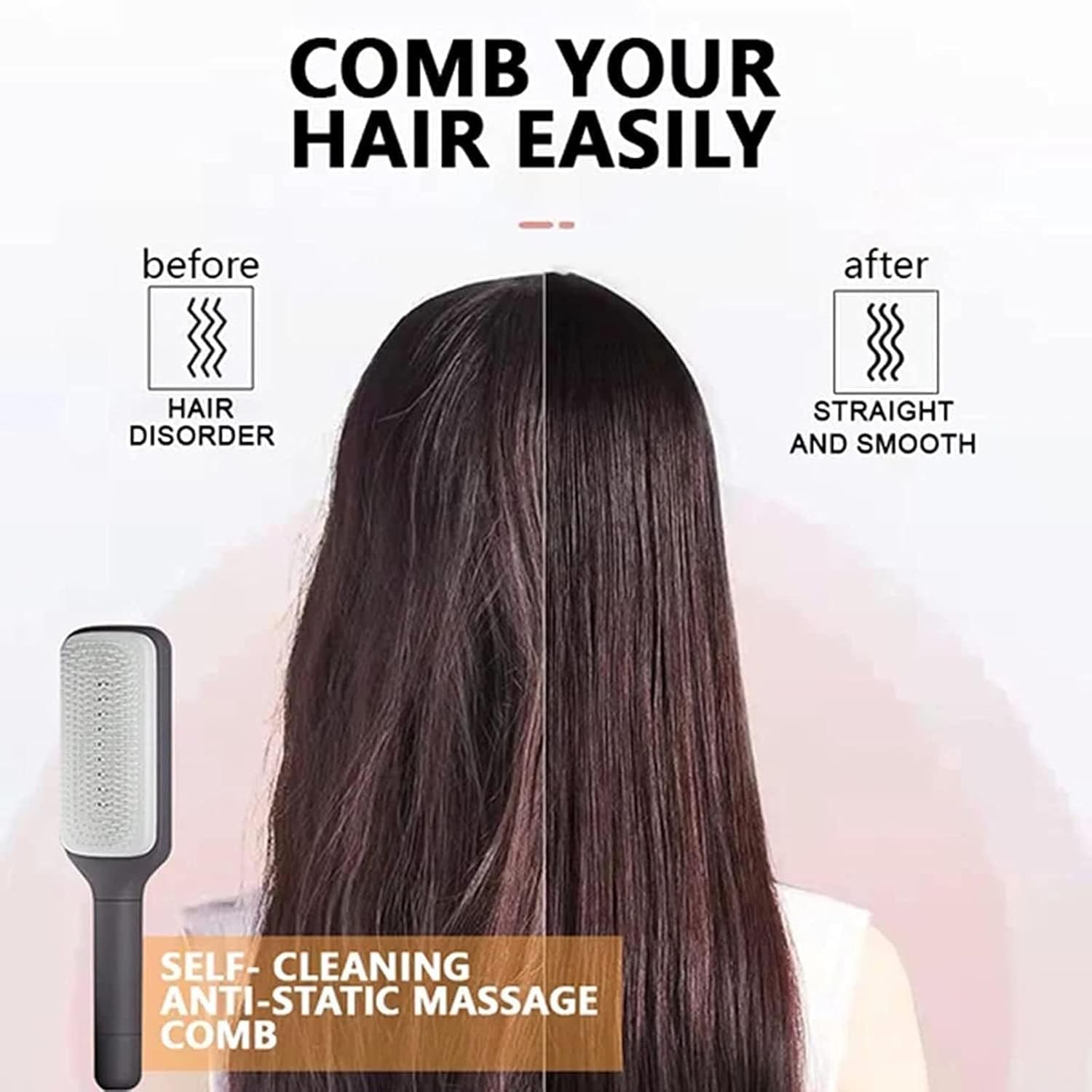 On Sale🔥Self-Cleaning Anti-Static Massage Comb