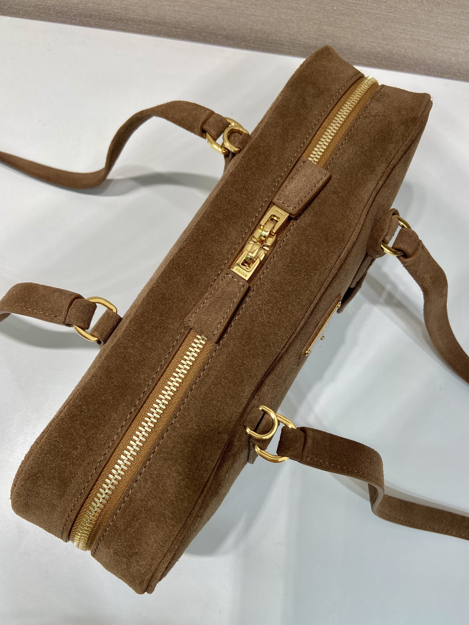 Prada suede used bag 1BB116
