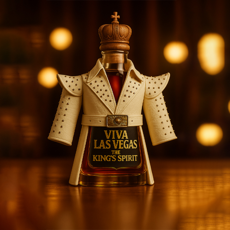 Elvis Las Vegas Jumpsuit - Whiskey Bottle