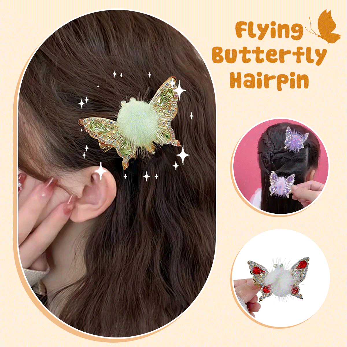 2023 New Charming Butterfly Hair Clip