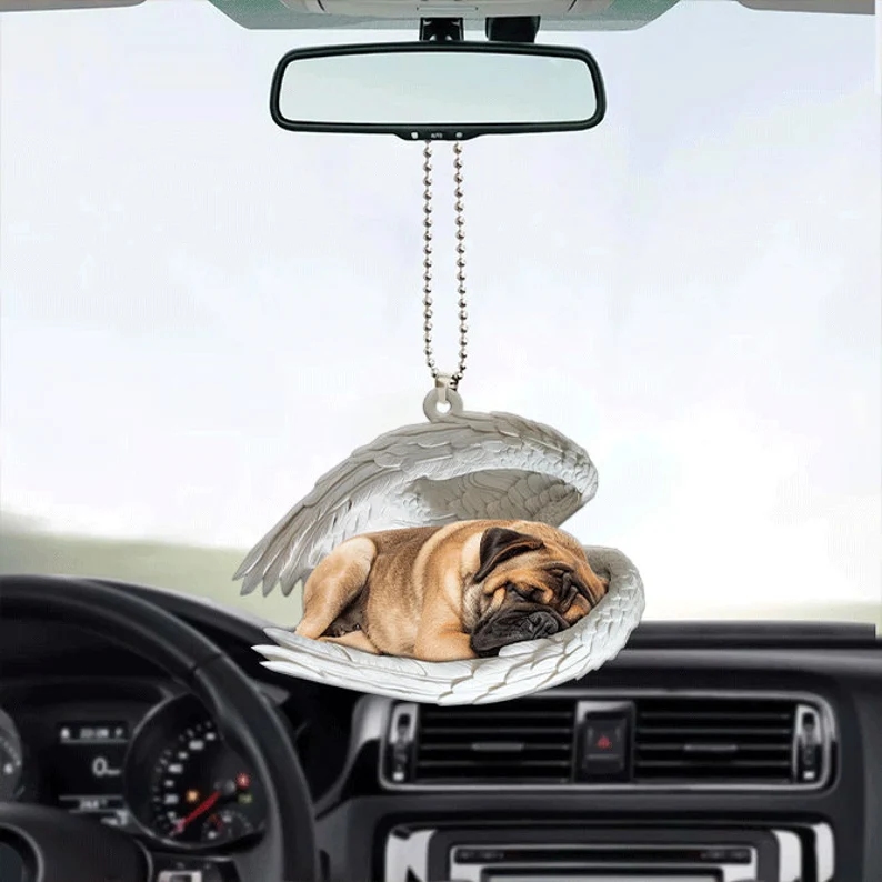 Dog Sleeping Angel Ornament | Dog Lovers Gift