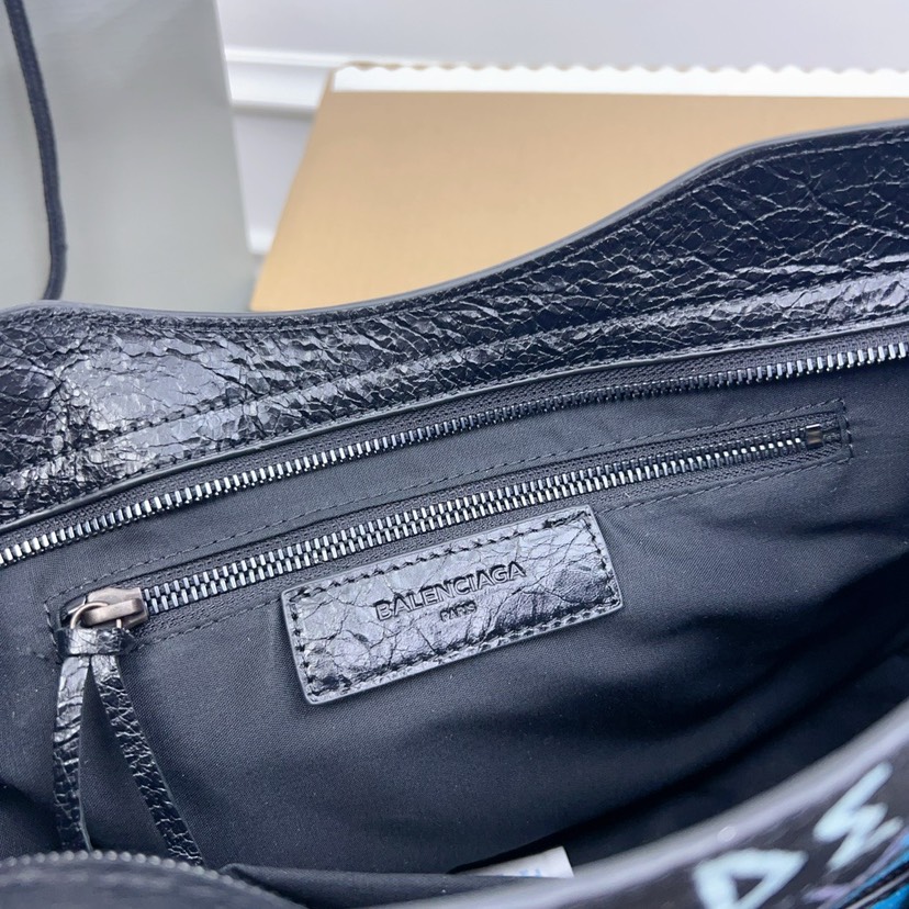 Balenciaga Mini City Graffiti Tote Bag