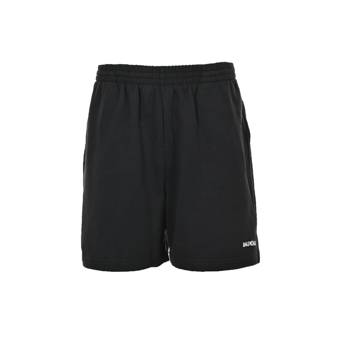 Balenciaga 23ss ink blurred letter shorts